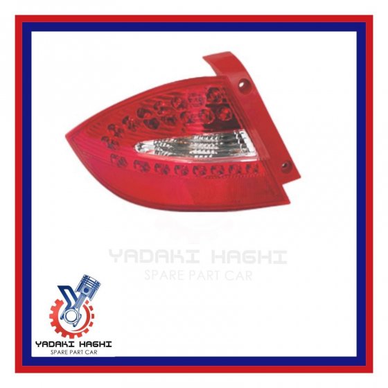 چراغ خطر عقب چپ جک j5 روی گلگیر