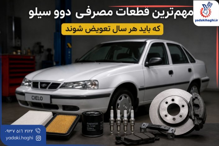 مهم ترین قطعات مصرفی دوو سیلو که باید هر سال عوض شوند